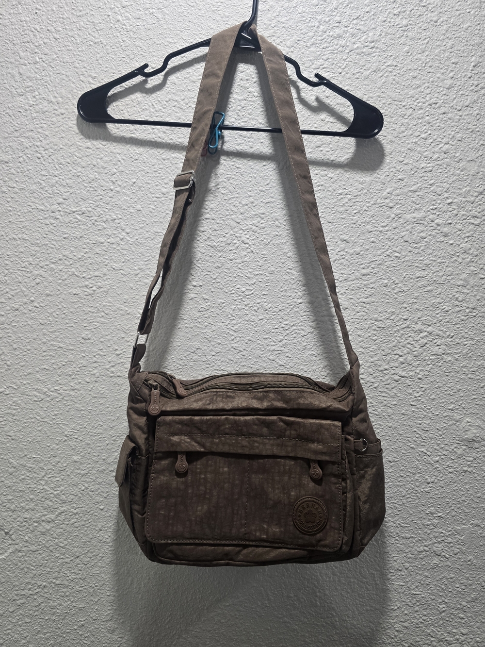 Hernan Collection (H&B) multi-pocket nylon crossbody bag